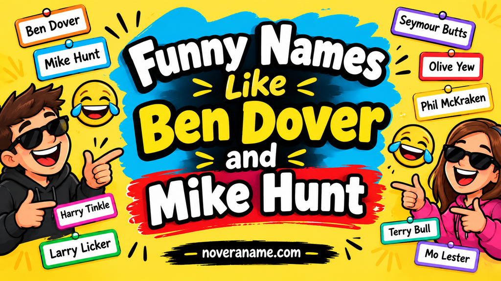 Funny Names Like Ben Dover and Mike Hunt