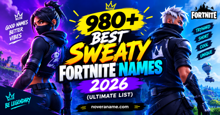 980+ Best Sweaty Fortnite Names 2026 (Ultimate List)