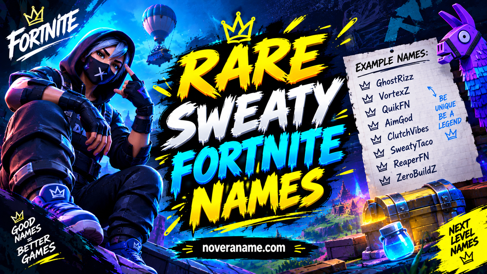 Rare Sweaty Fortnite Names