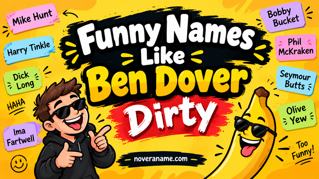 Funny Names Like Ben Dover Dirty