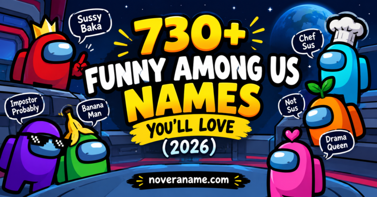730+ Funny Among Us Names You'll Love (2026)