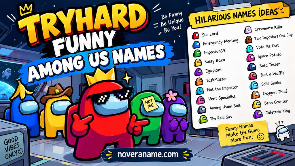 Tryhard Funny Among Us Names