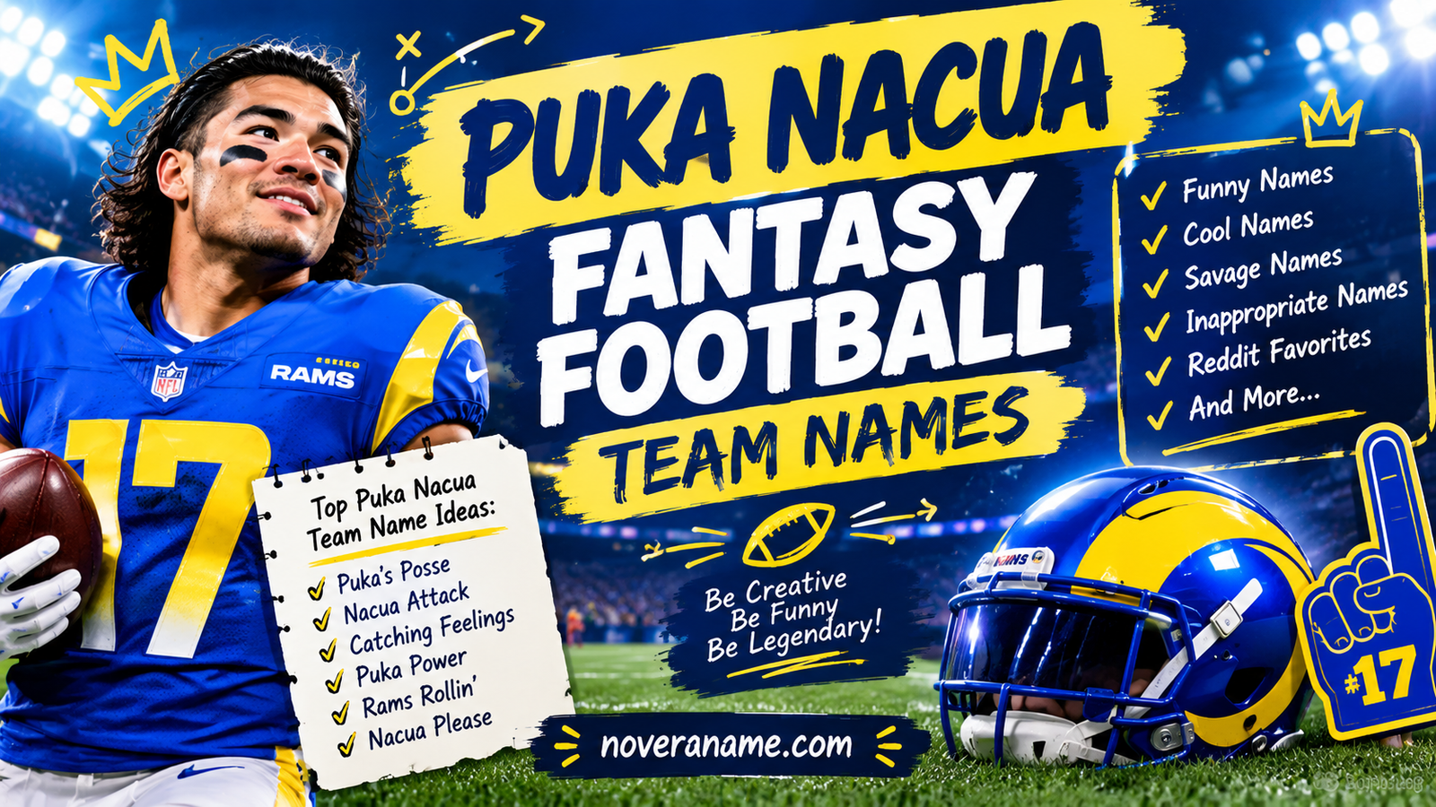 Puka Nacua Fantasy Football Team Names