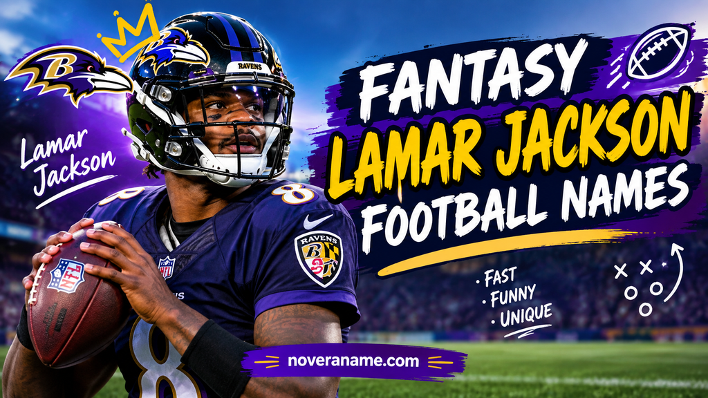 Fantasy Lamar Jackson Football Names