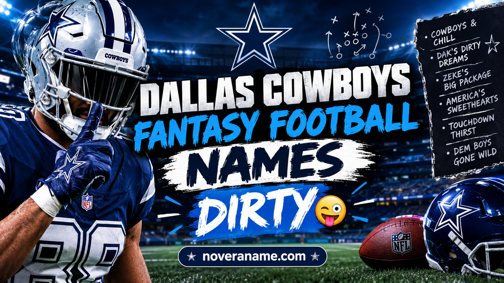 Dallas Cowboys Fantasy Football Names Dirty