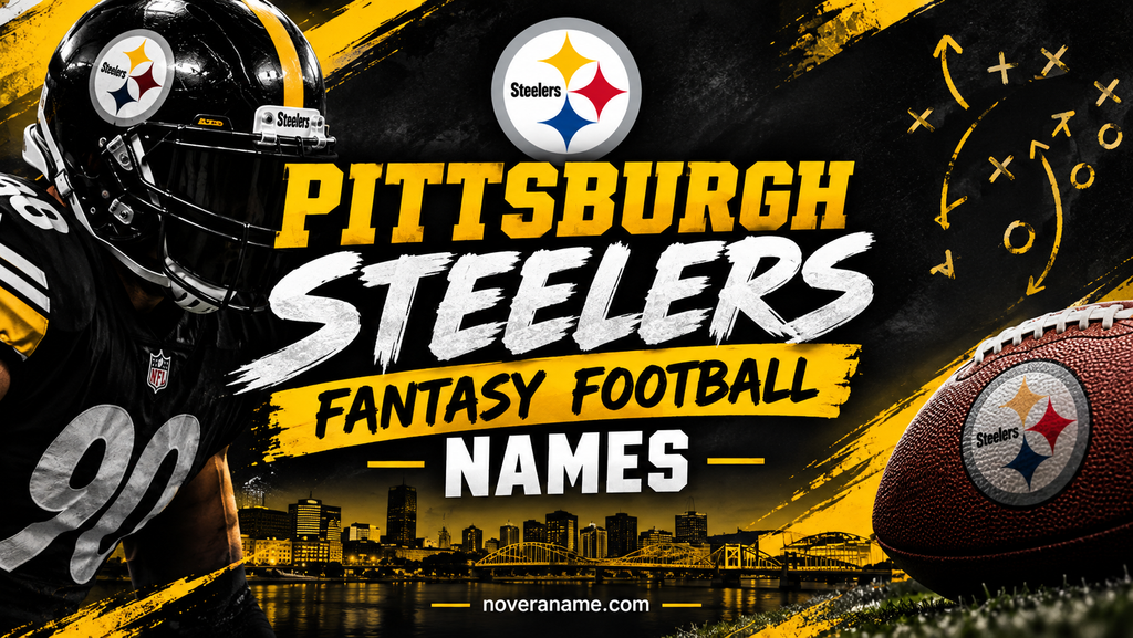 Pittsburgh Steelers Fantasy Football Names