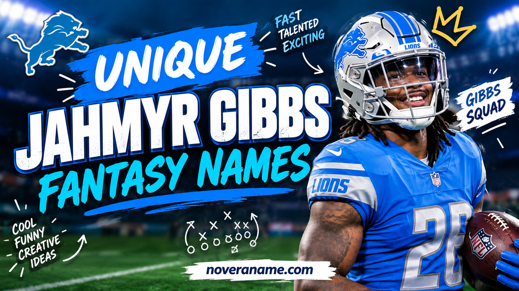 Unique Jahmyr Gibbs Fantasy Names