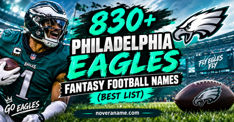 830+ Philadelphia Eagles Fantasy Football Names (Best List)