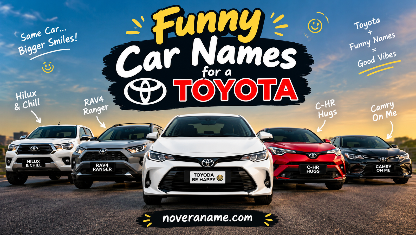 Funny Car Names for a Toyota