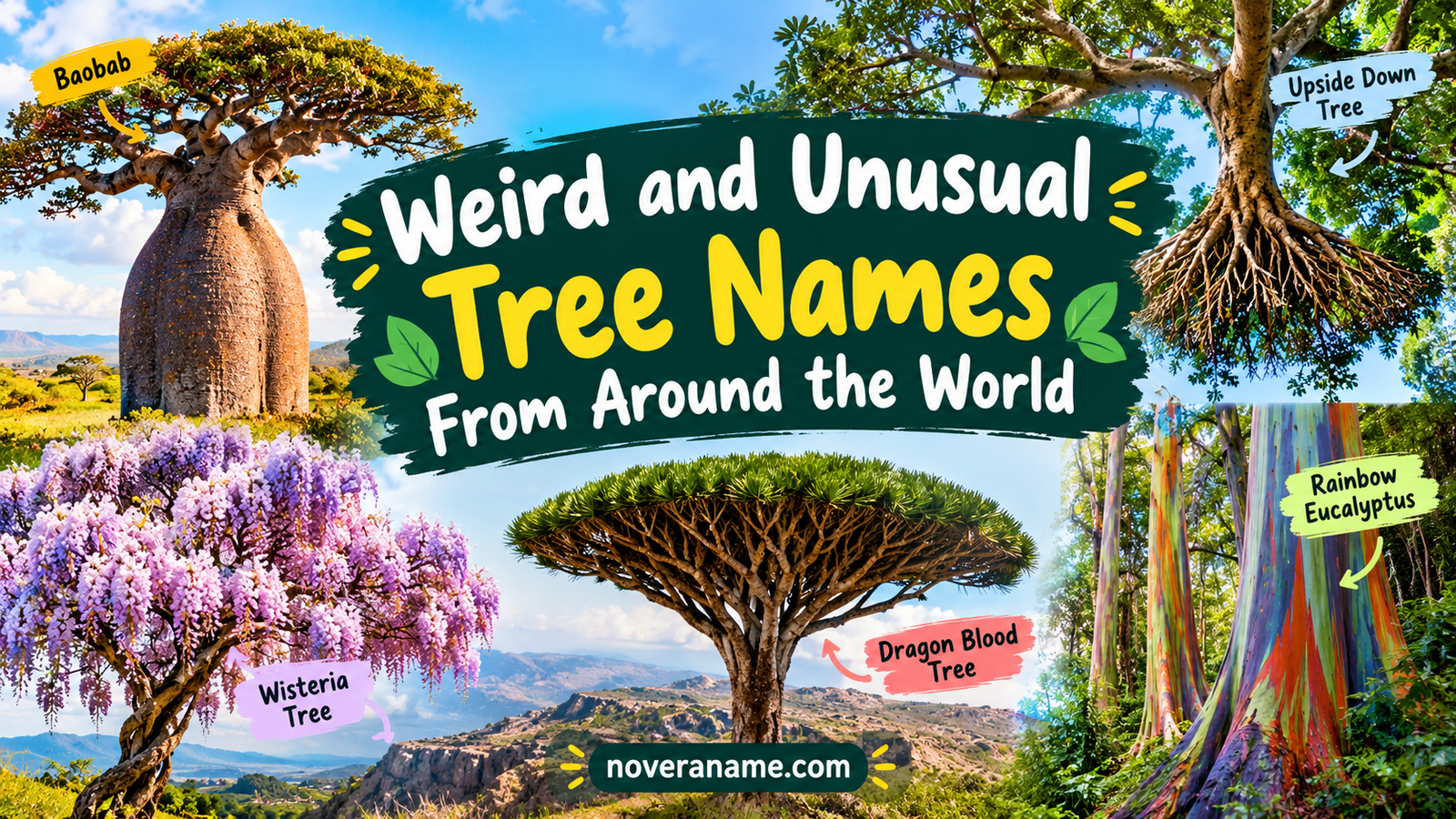 Weird and Unusual Tree Names From Around the World