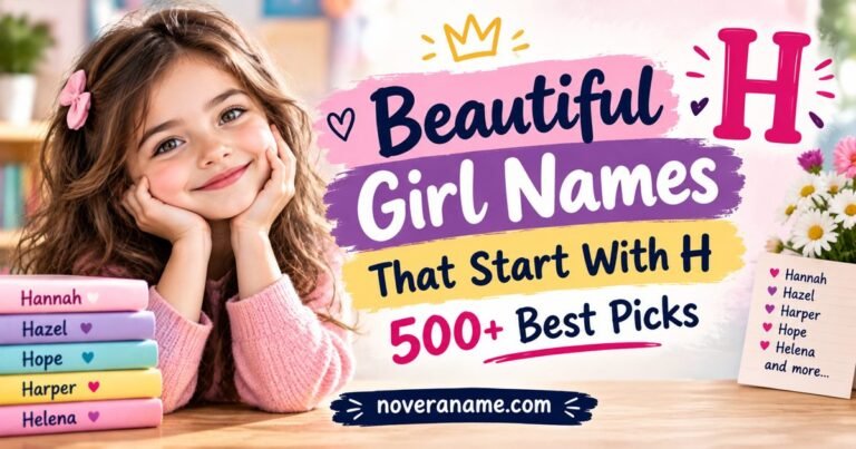 Beautiful Girl Names That Start With H: 500+ Best Picks